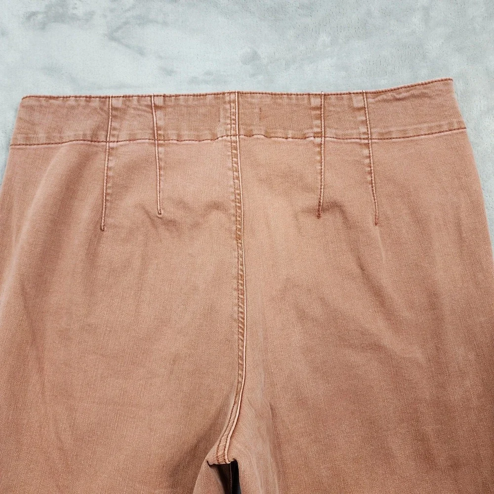 Maurices M Jeans Womens 18W SHORT Brown Sculptress High Rise Flare Stretch_4